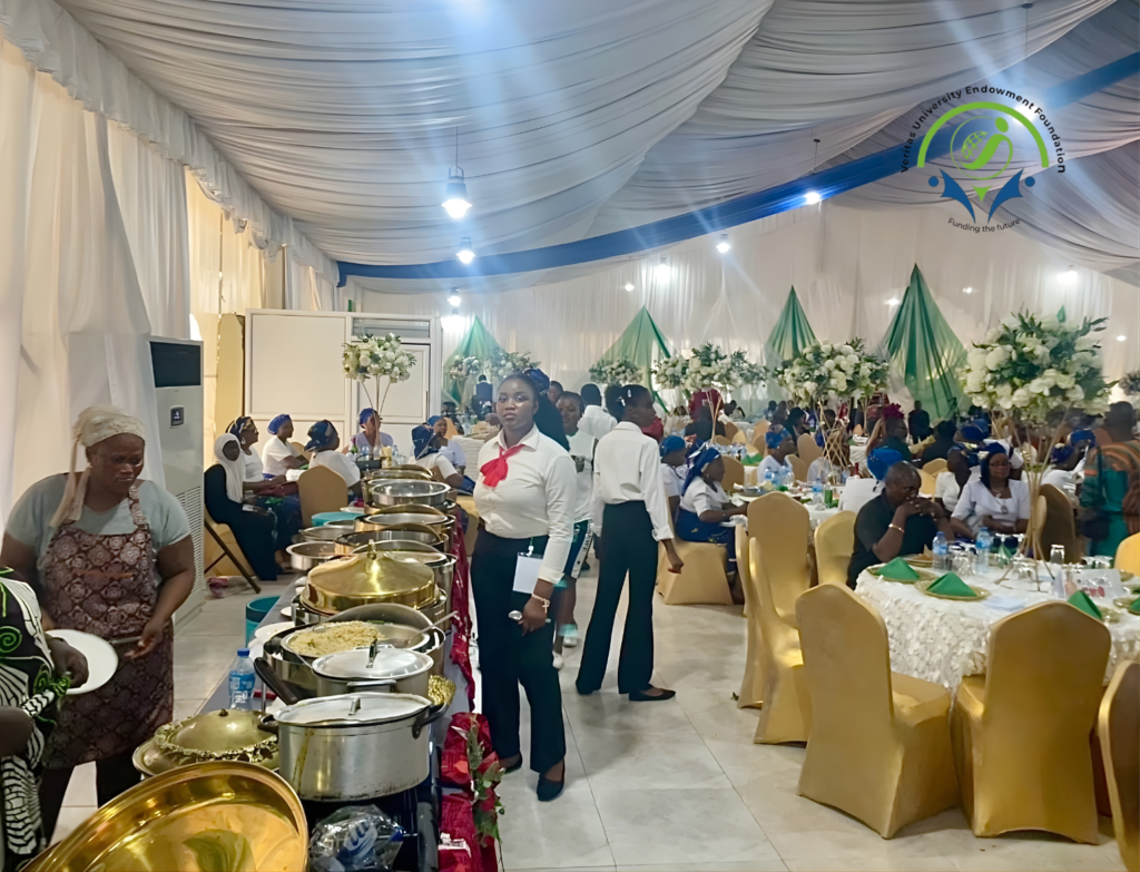 Banquet section at the lunch