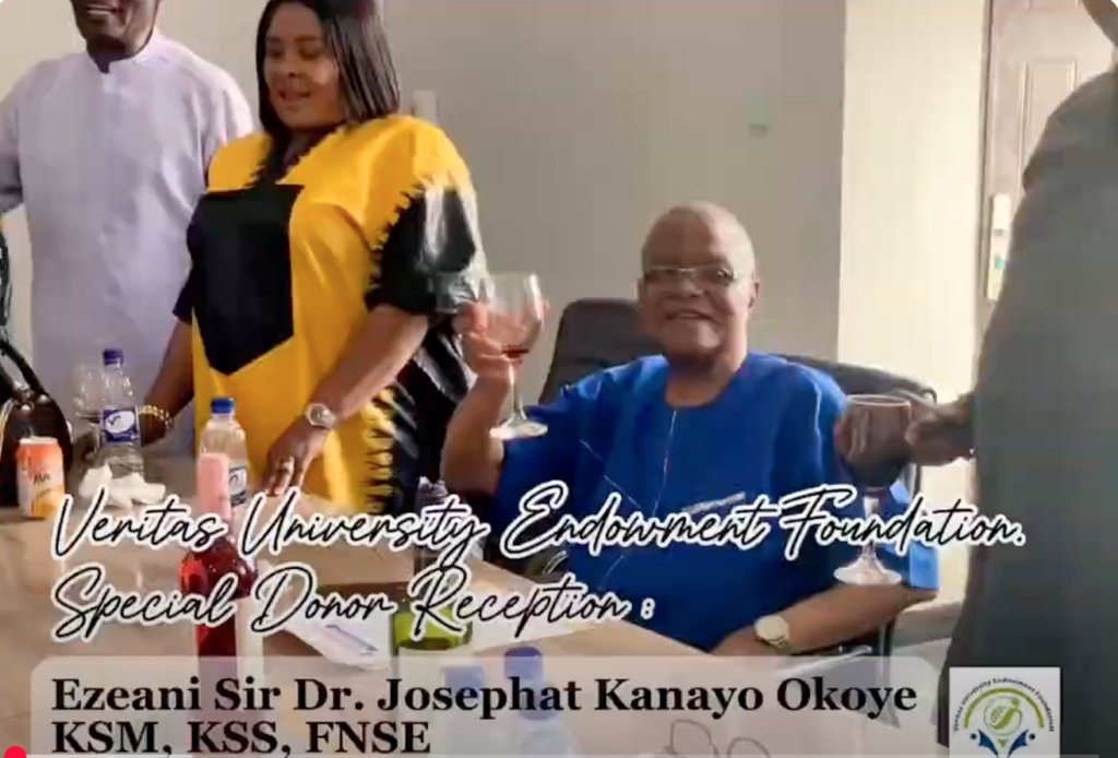 Special Donor Sir J.K Okoye Reception at Veritas University Endowment Foundation
